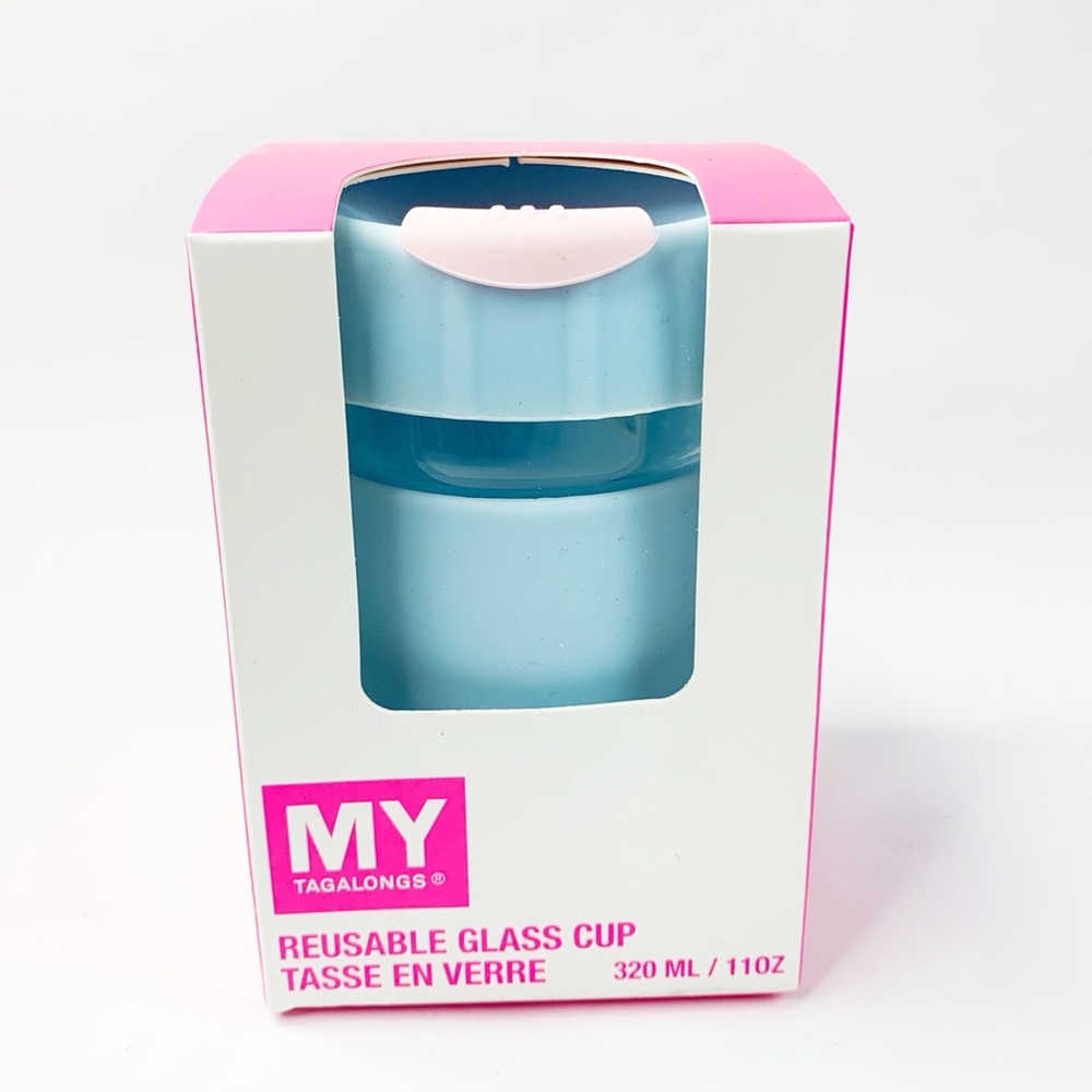 MYTAGALONGS Glass Reusable Cup